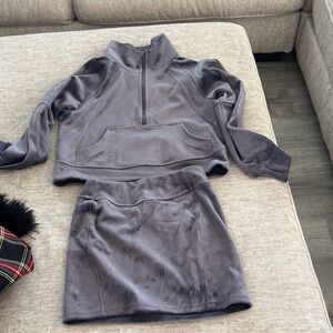 lululemon athletica Gray Mini Skirt